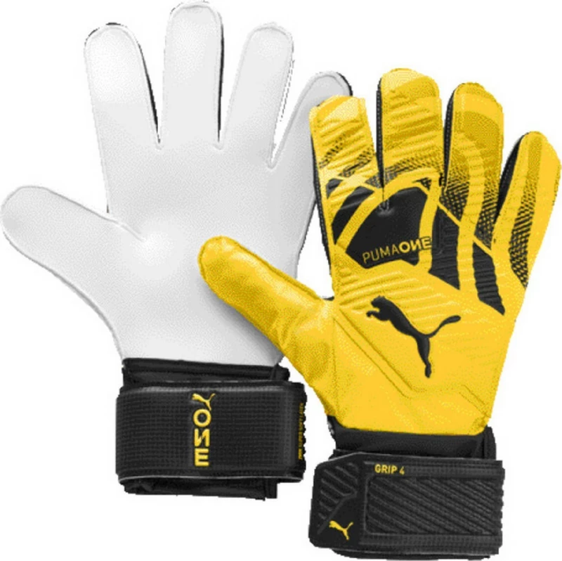 Puma One Grip 4 RC Γάντια Τερματοφύλακα Παιδικά Κίτρινα