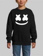 Marshmello dj KIDS SWEATSHIRT - BLACK
