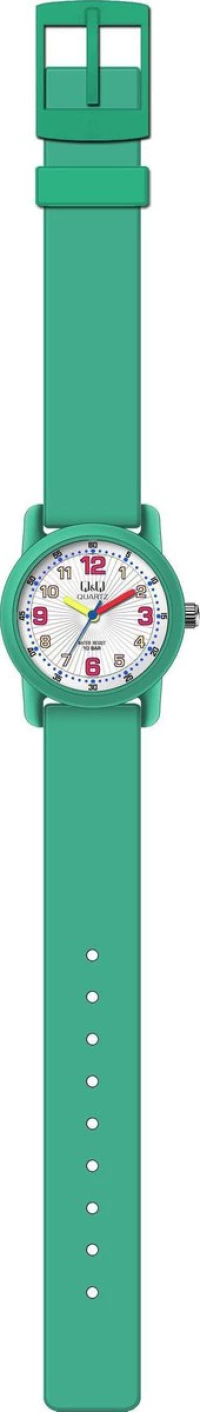 Q&Q Vr41J004 Kids Turquoise Rubber Strap