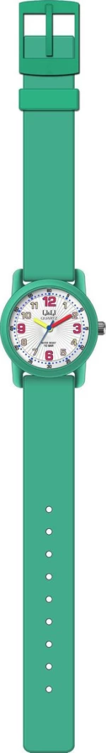 Q&Q Vr41J004 Kids Turquoise Rubber Strap