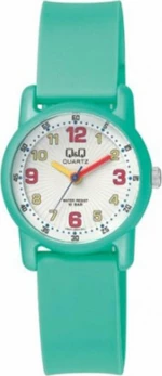 Q&Q Vr41J004 Kids Turquoise Rubber Strap