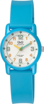 Q&Q Vr41J003 Kids Blue Rubber Strap