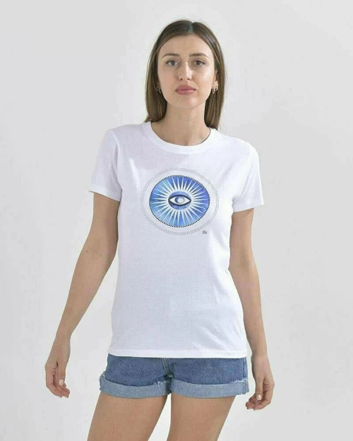 Ble Resort Collection Γυναικείο Τοπ Παραλίας Λευκό