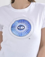 Ble Resort Collection Γυναικείο Τοπ Παραλίας Λευκό