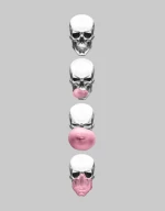 Skull Bubble Παιδικό T-shirt - WHITE