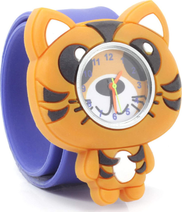 Wacky Watches Παιδικό Ρολόι με Λουράκι Σιλικόνης Slap Τίγρης 14482298