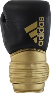 Adidas Hybrid 300 ADIH300 Δερμάτινα Γάντια Πυγμαχίας για Αγώνα Μαύρα