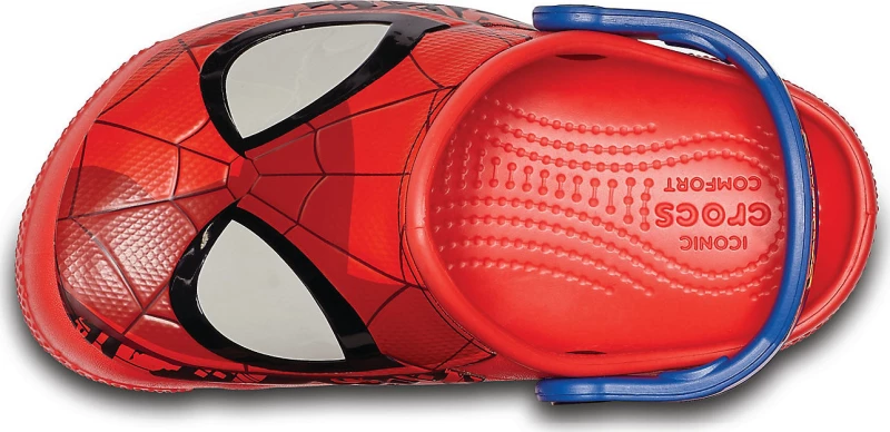 Crocs Παιδικά Παπουτσάκια Θαλάσσης Spiderman Σαμπό για Αγόρι Κόκκινα