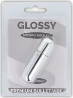 Glossy Premium Bullet Vibe 6.1cm Silver