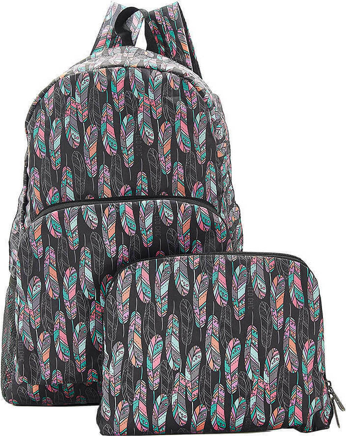 Black Feather Backpack