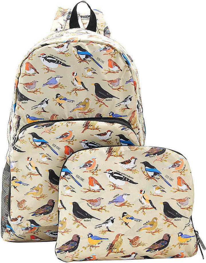 Green Wild Birds Backpack