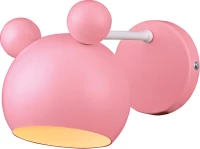 Elmark Παιδικό Φωτιστικό Μεταλλικό Mickey Ροζ