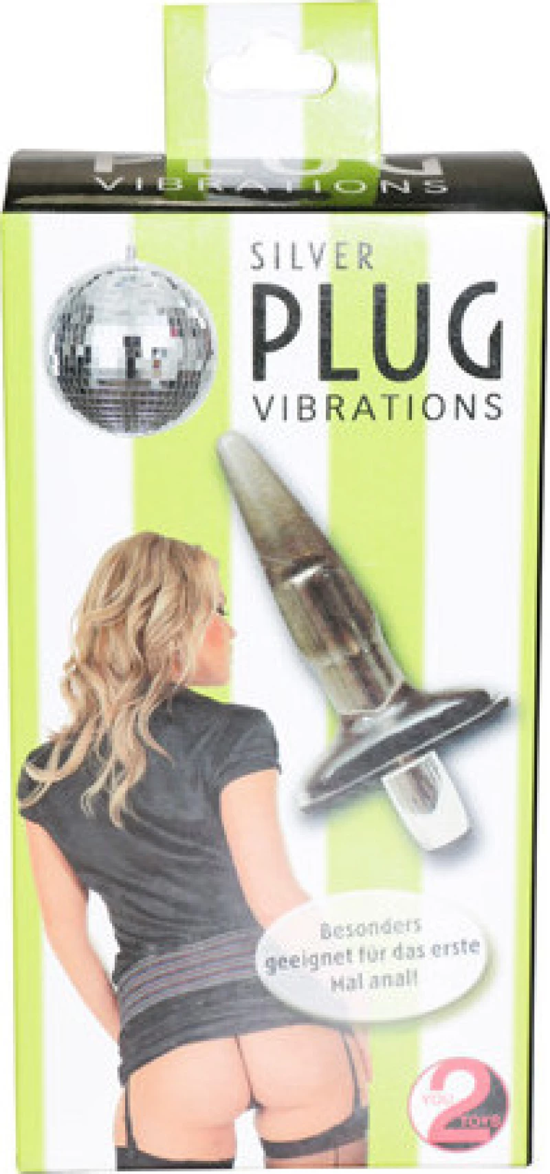 You2Toys Silver Plug vibrations 15cm