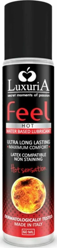 Luxuria Feel Hot Sensation Lubricant 60ml