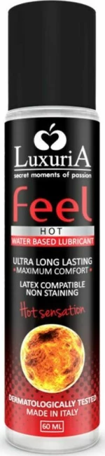 Luxuria Feel Hot Sensation Lubricant 60ml