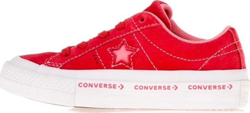 Converse Παιδικό Sneaker One Star OX Wordmark για Αγόρι Κόκκινο