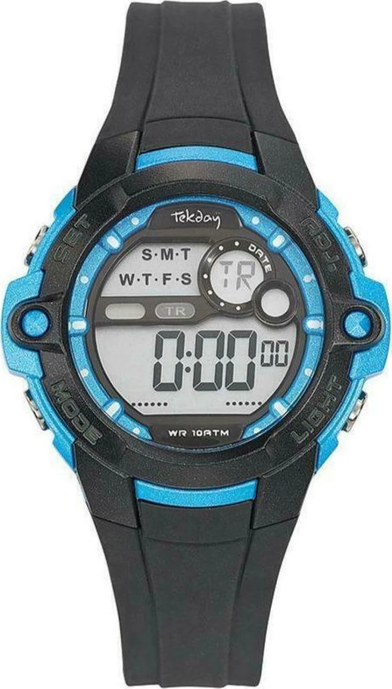 TEKDAY 653842 Black Rubber Strap