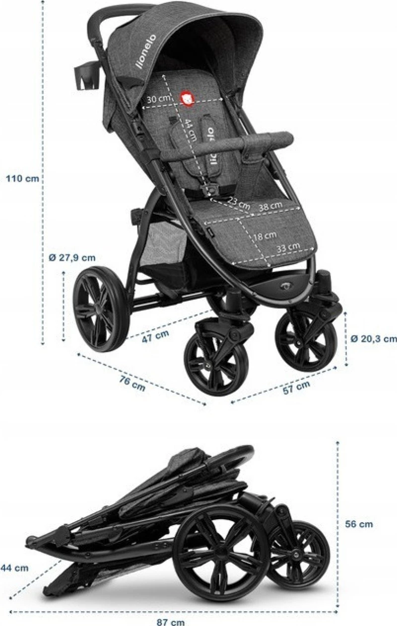 Lionelo Annet Plus Stone Caramel