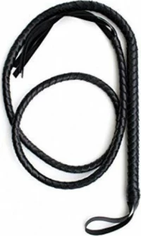PU Leather Long Whip 190cm Black