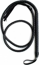 PU Leather Long Whip 190cm Black