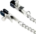 Lovetoy Collar with Nipple Clamps Silver