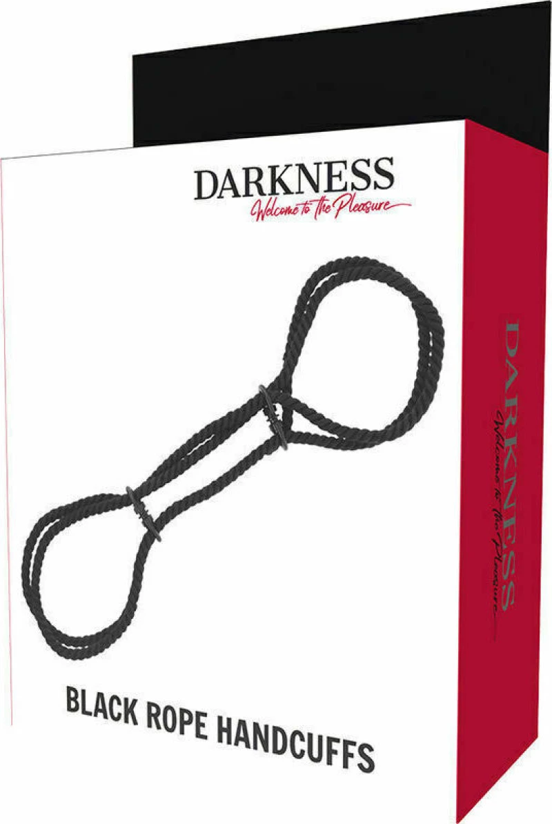 Darkness Rope Handcuffs Black