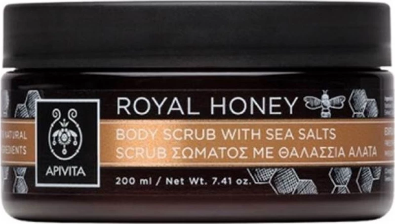 Apivita Royal Honey Body Scrub with Sea Salts 200ml