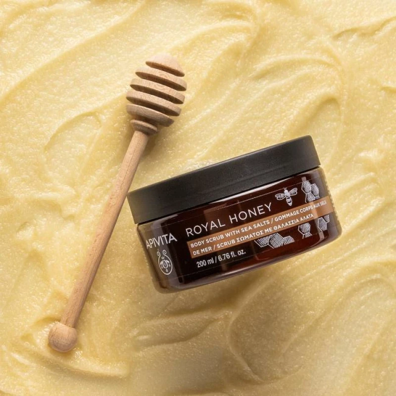 Apivita Royal Honey Body Scrub with Sea Salts 200ml
