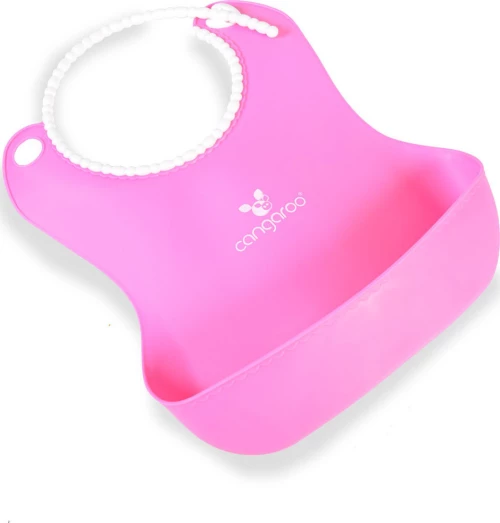 Cangaroo Σαλιάρα Σιλικόνης Am Am Pink