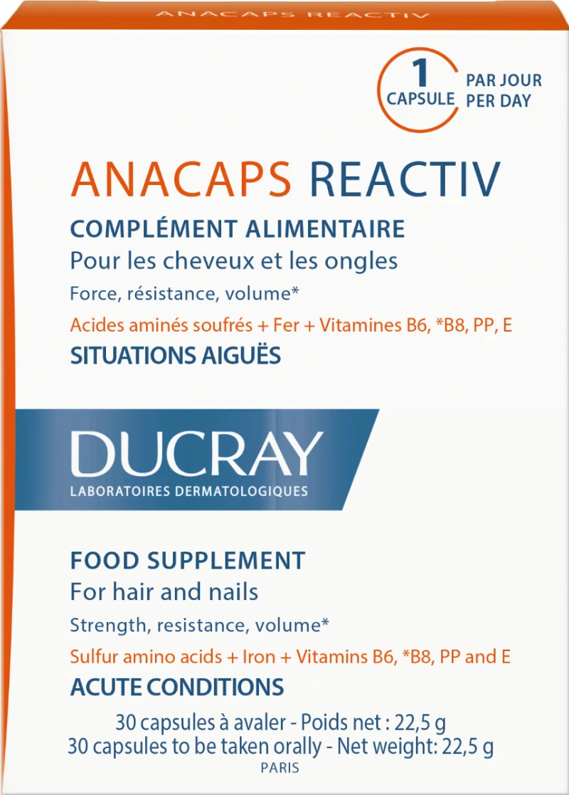 Ducray Anacaps Reactiv 30 κάψουλες