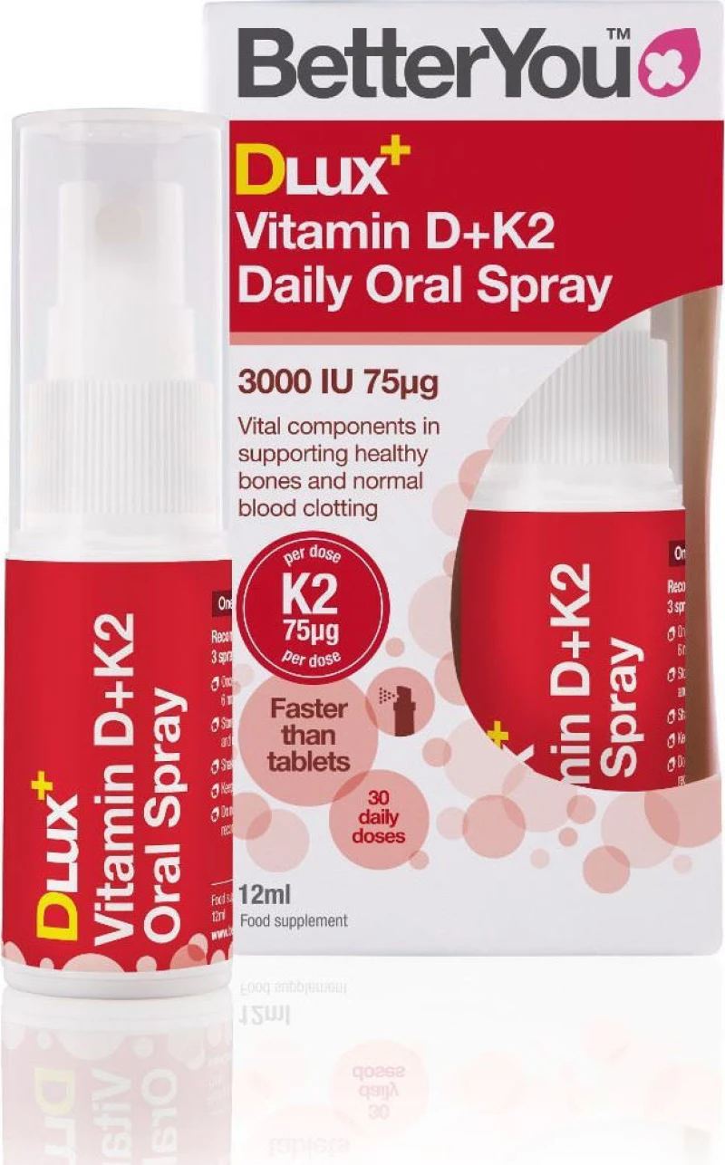 BetterYou DLux+ Vitamin D+K2 12ml