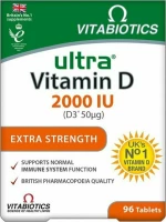 Vitabiotics Ultra Vitamin D 2000 IU D3 50mg 96 ταμπλέτες