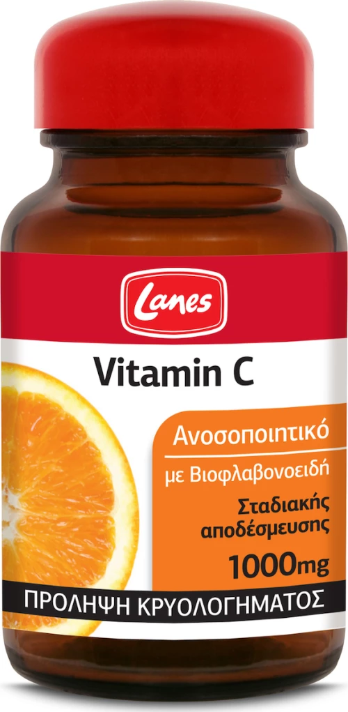 Lanes Vitamin C 1000mg 30 ταμπλέτες