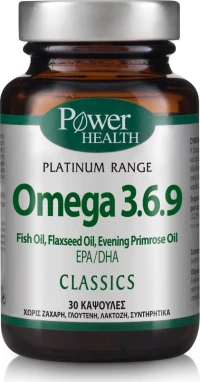 Power Health Classics Platinum Range Omega 3 6 9 30 κάψουλες