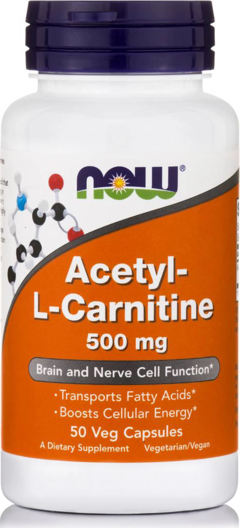 Now Foods Acetyl L-Carnitine 500mg 50 κάψουλες