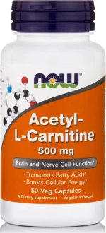 Now Foods Acetyl L-Carnitine 500mg 50 κάψουλες