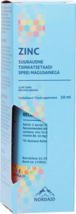 Nordaid Σπρέι από του Στόματος Zinc Acetate 30ml