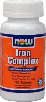 Now Foods Iron Complex 100 ταμπλέτες