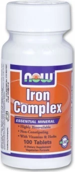 Now Foods Iron Complex 100 ταμπλέτες