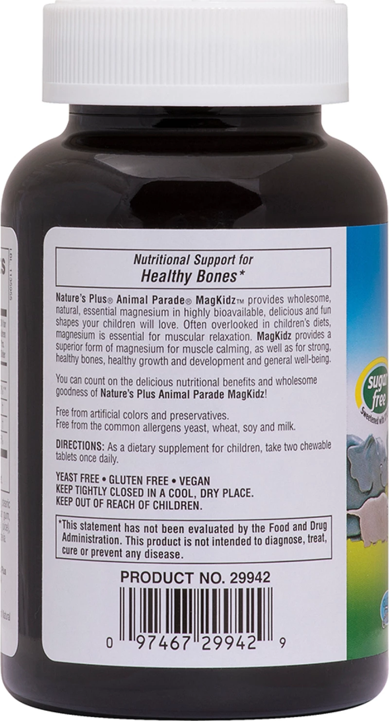 Nature's Plus Animal Parade Mag Kidz Chewable 90 μασώμενες ταμπλέτες