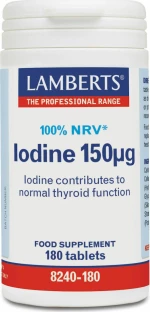 Lamberts Iodine 150μg 180 ταμπλέτες