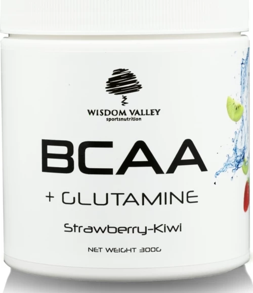 Wisdom Valley BCAA + Glutamine + B6 300gr Strawberry Kiwi