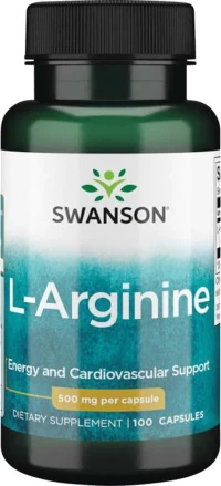 Swanson L-Αrginine 500mg 100 κάψουλες