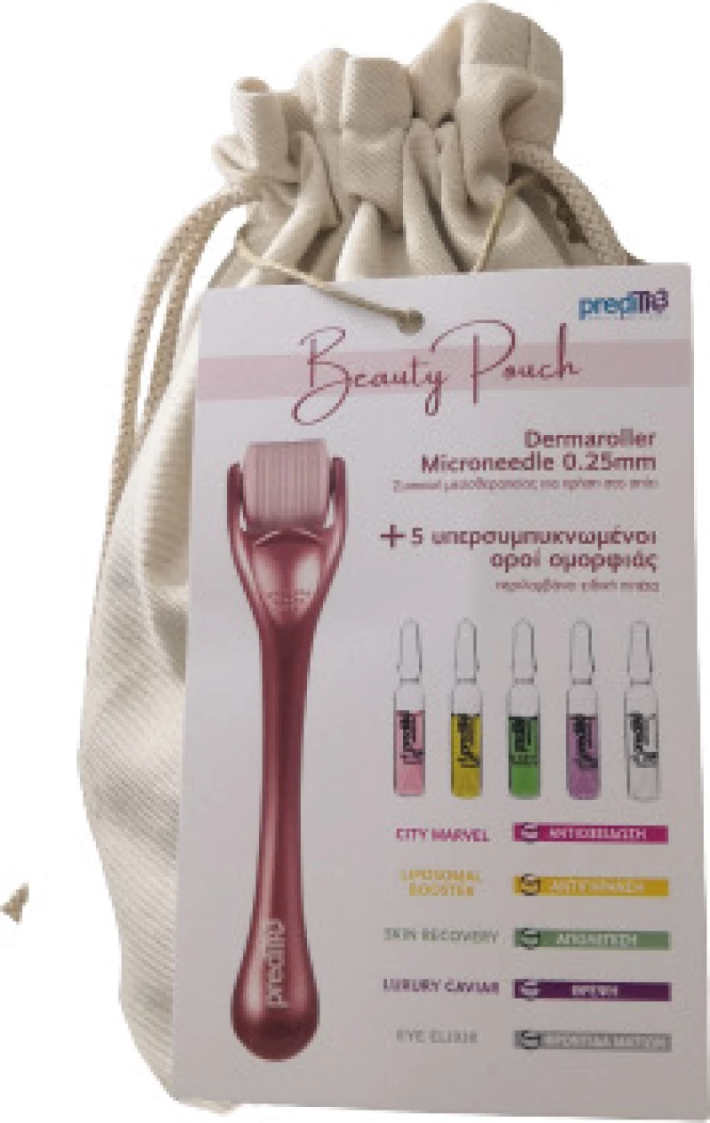 Preditr3 Beauty Pach Dermaroller Microneedle & 5 Οροί Ομορφιάς