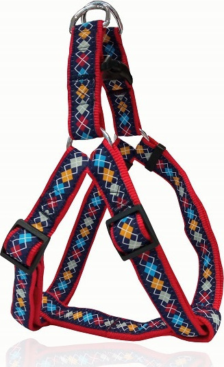 Σαμαράκι με ρόμβους μπλε L