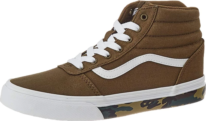 Vans Παιδικό Sneaker High Ward Hi Camo Sidewall για Αγόρι Καφέ