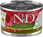 N&D QUINOA WET SKIN & COAT DUCK 140gr 6 τεμάχια (6x140gr)
