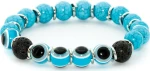 Βραχιόλι Ματόχανδρο Λάβα Γαλάζιο