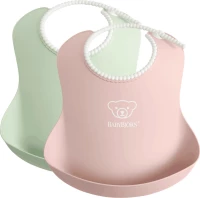 BabyBjorn Σαλιάρα Πλαστική Soft 2τμχ