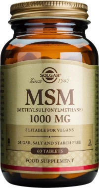 Solgar MSM 1000mg 60 ταμπλέτες